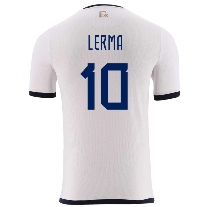 Danxen Kinder Ecuador Justin Lerma #10 Weiß Auswärtstrikot Trikot 24-26 T-Shirt Schweiz