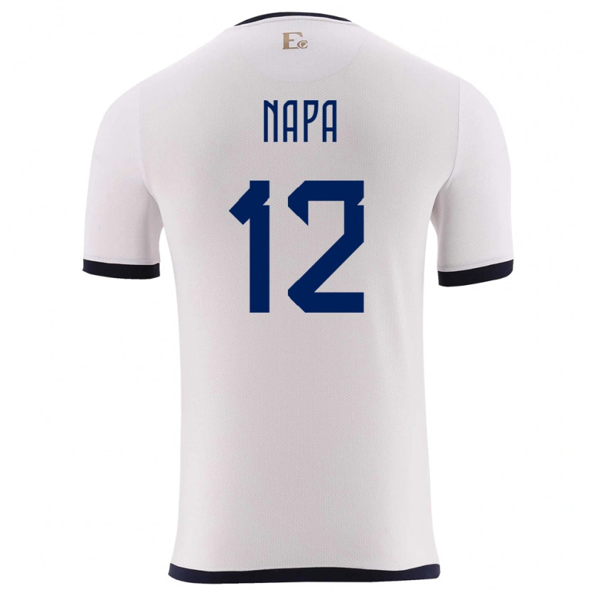 Danxen Kinder Ecuador Gilmar Napa #12 Weiß Auswärtstrikot Trikot 24-26 T-Shirt Schweiz
