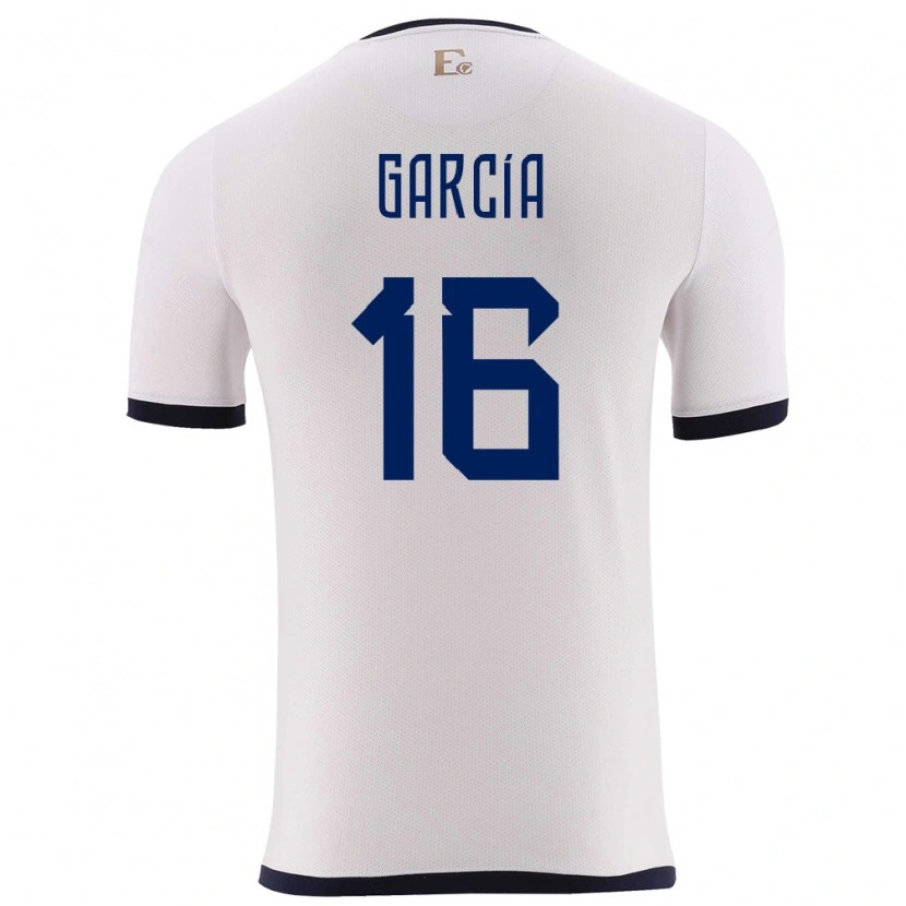 Danxen Kinder Ecuador Yaxi García #16 Weiß Auswärtstrikot Trikot 24-26 T-Shirt Schweiz