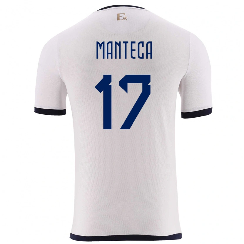 Danxen Kinder Ecuador Demcy Manteca #17 Weiß Auswärtstrikot Trikot 24-26 T-Shirt Schweiz