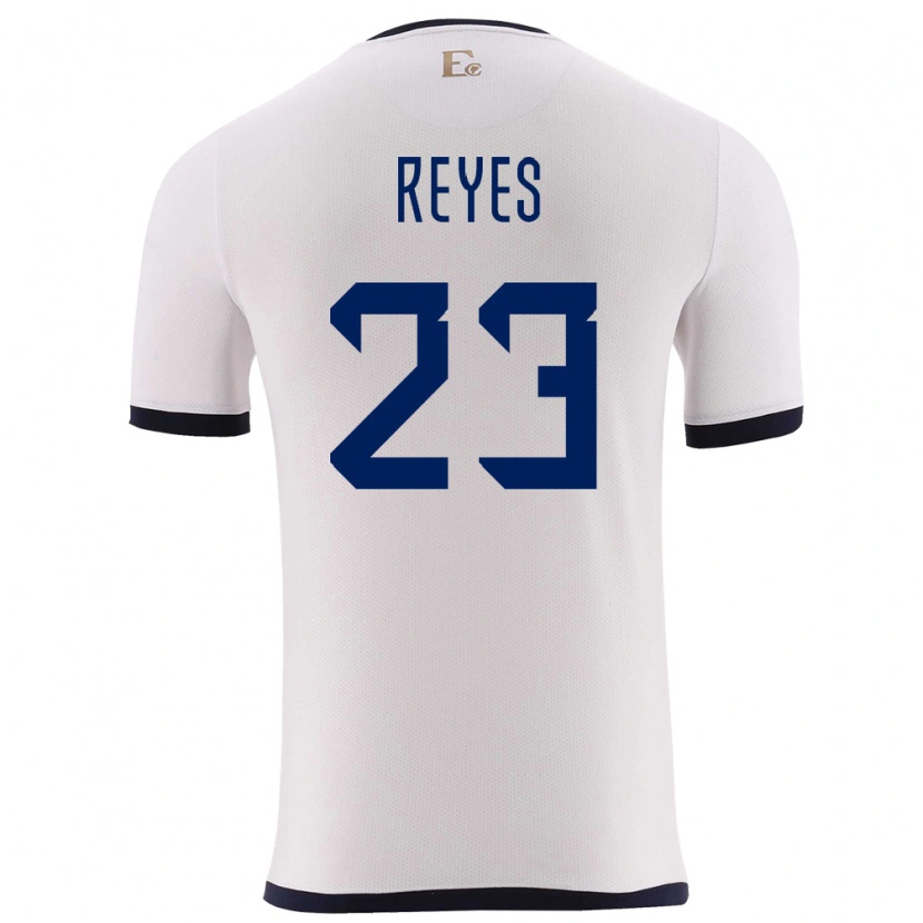 Danxen Kinder Ecuador Maikel Reyes #23 Weiß Auswärtstrikot Trikot 24-26 T-Shirt Schweiz