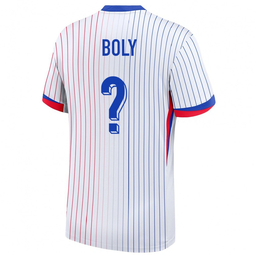 Danxen Kinder Frankreich David Boly #0 Weiß Auswärtstrikot Trikot 24-26 T-Shirt Schweiz