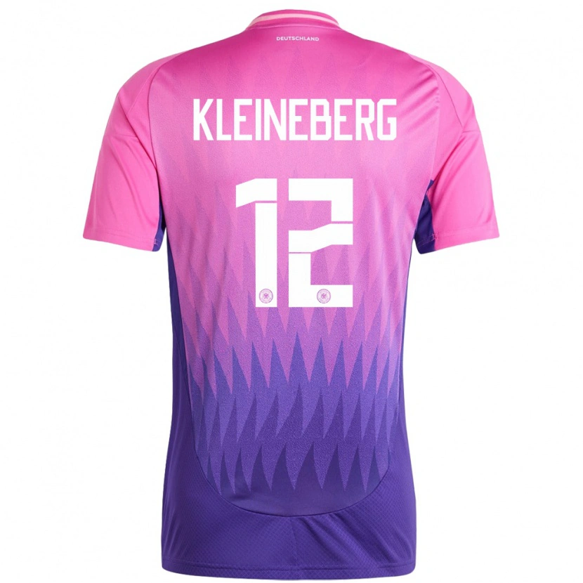 Danxen Kinder Deutschland Philip Kleineberg #12 Pink Lila Auswärtstrikot Trikot 24-26 T-Shirt Schweiz