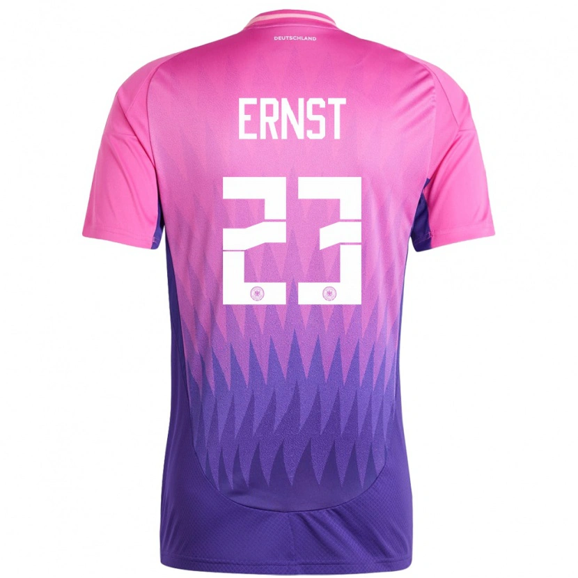 Danxen Kinder Deutschland Tjark Ernst #23 Pink Lila Auswärtstrikot Trikot 24-26 T-Shirt Schweiz