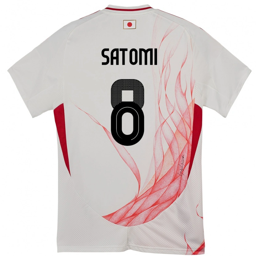 Danxen Kinder Japan Tafuku Satomi #8 Weiß Auswärtstrikot Trikot 24-26 T-Shirt Schweiz