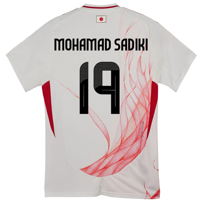 Danxen Kinder Japan Mohamad Sadiki Wade #19 Weiß Auswärtstrikot Trikot 24-26 T-Shirt Schweiz