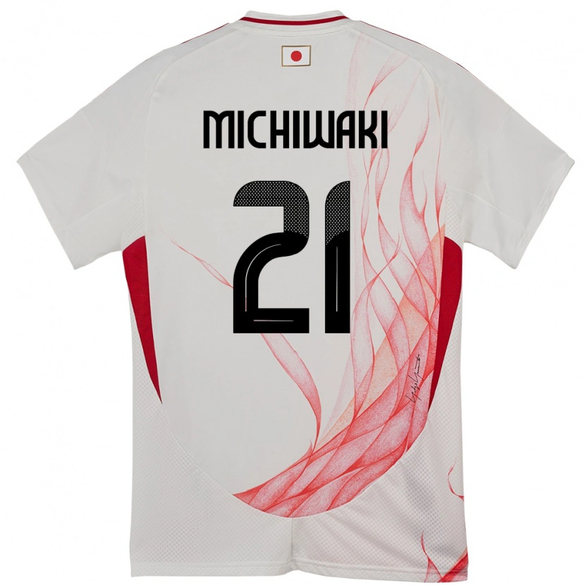 Danxen Kinder Japan Yutaka Michiwaki #21 Weiß Auswärtstrikot Trikot 24-26 T-Shirt Schweiz