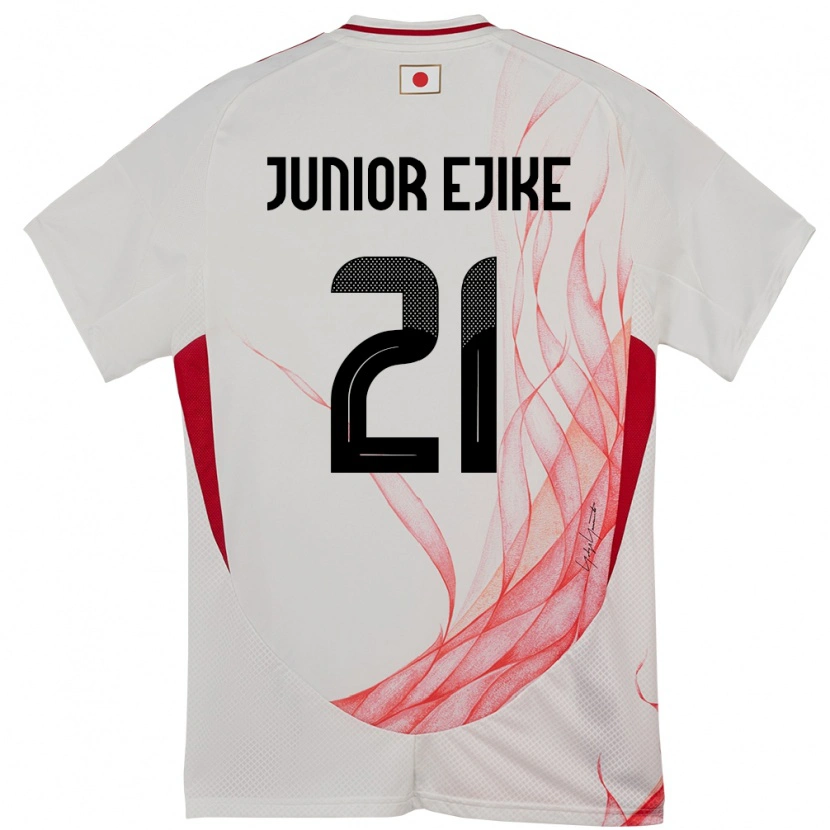 Danxen Kinder Japan Ibuki Vincent Junior Ejike #21 Weiß Auswärtstrikot Trikot 24-26 T-Shirt Schweiz