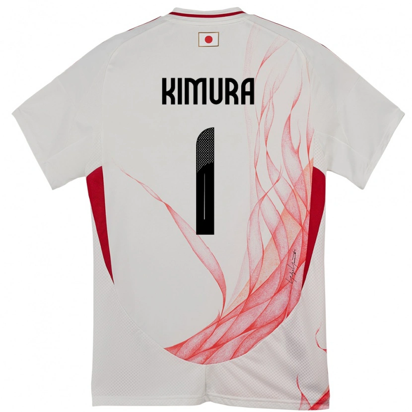 Danxen Kinder Japan Ryoya Kimura #1 Weiß Auswärtstrikot Trikot 24-26 T-Shirt Schweiz