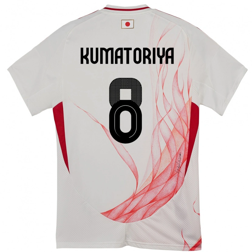 Danxen Kinder Japan Issei Kumatoriya #8 Weiß Auswärtstrikot Trikot 24-26 T-Shirt Schweiz