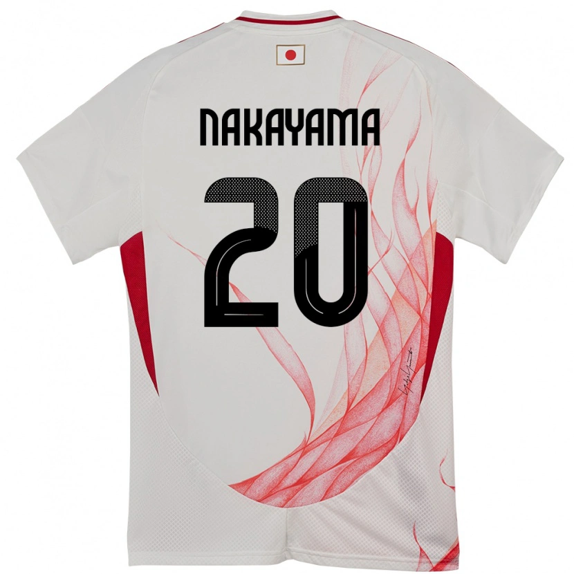 Danxen Kinder Japan Yuta Nakayama #20 Weiß Auswärtstrikot Trikot 24-26 T-Shirt Schweiz
