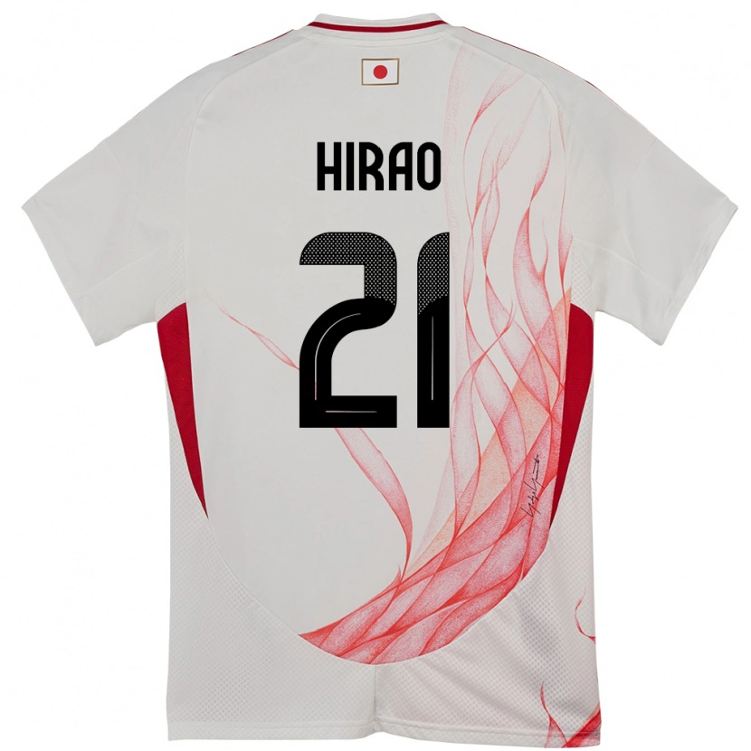 Danxen Kinder Japan Chika Hirao #21 Weiß Auswärtstrikot Trikot 24-26 T-Shirt Schweiz