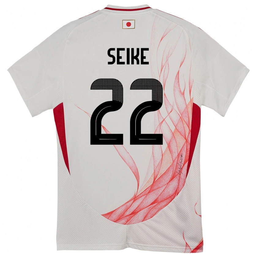 Danxen Kinder Japan Kiko Seike #22 Weiß Auswärtstrikot Trikot 24-26 T-Shirt Schweiz