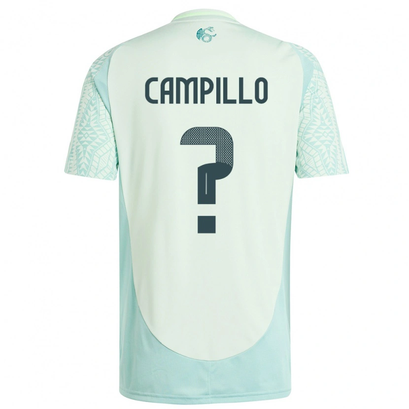 Danxen Kinder Mexiko Diego Campillo #0 Leinengrün Auswärtstrikot Trikot 24-26 T-Shirt Schweiz