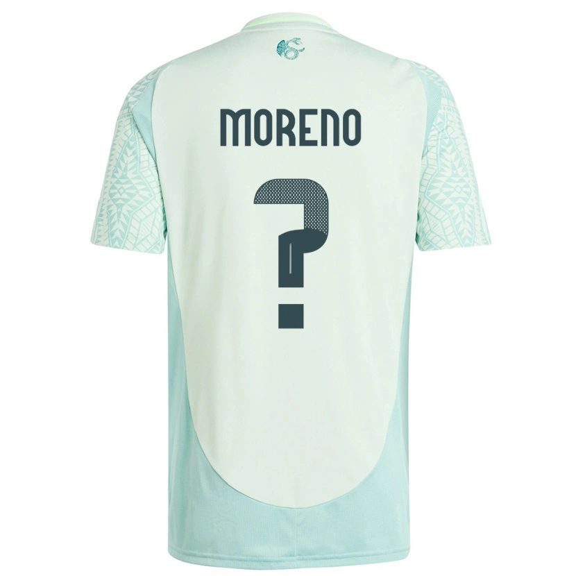 Danxen Kinder Mexiko Omar Moreno #0 Leinengrün Auswärtstrikot Trikot 24-26 T-Shirt Schweiz