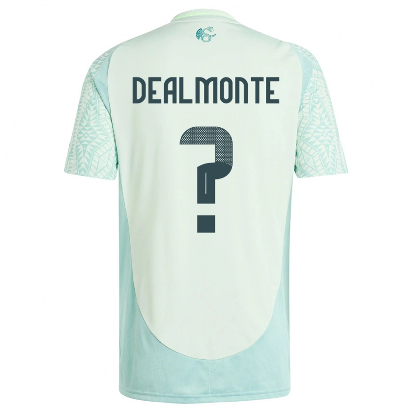 Danxen Kinder Mexiko Charly Dealmonte #0 Leinengrün Auswärtstrikot Trikot 24-26 T-Shirt Schweiz