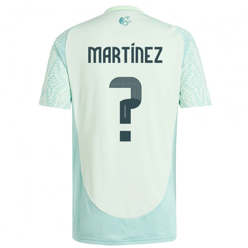 Danxen Kinder Mexiko Dylan Martínez #0 Leinengrün Auswärtstrikot Trikot 24-26 T-Shirt Schweiz