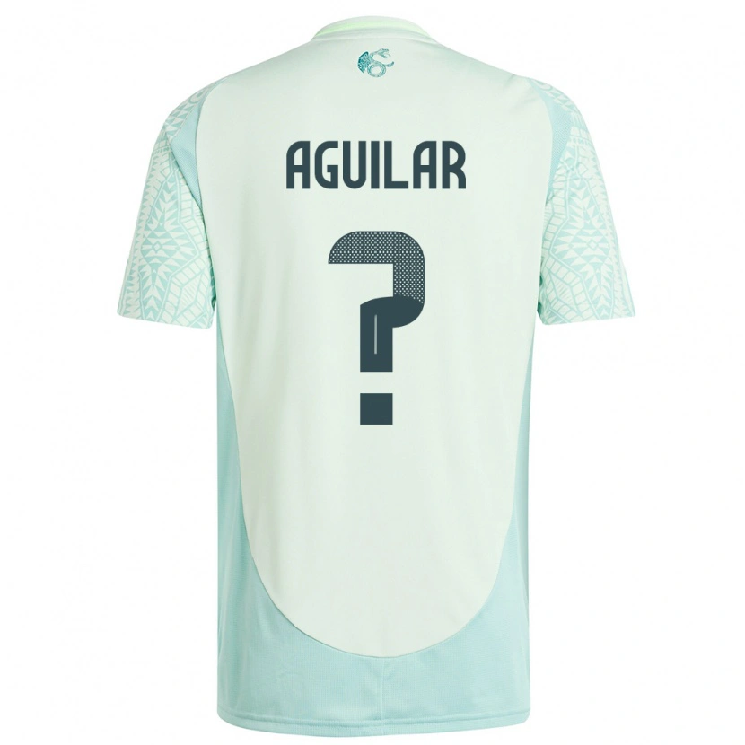 Danxen Kinder Mexiko Alexander Aguilar #0 Leinengrün Auswärtstrikot Trikot 24-26 T-Shirt Schweiz