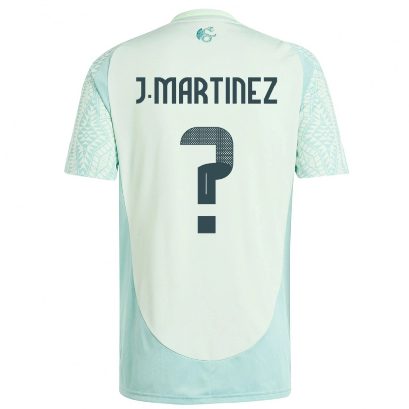 Danxen Kinder Mexiko Juan Martínez #0 Leinengrün Auswärtstrikot Trikot 24-26 T-Shirt Schweiz