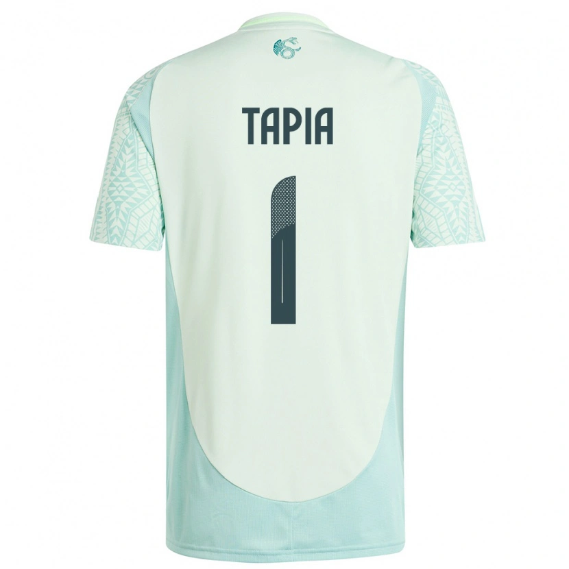 Danxen Kinder Mexiko Fernando Tapia #1 Leinengrün Auswärtstrikot Trikot 24-26 T-Shirt Schweiz