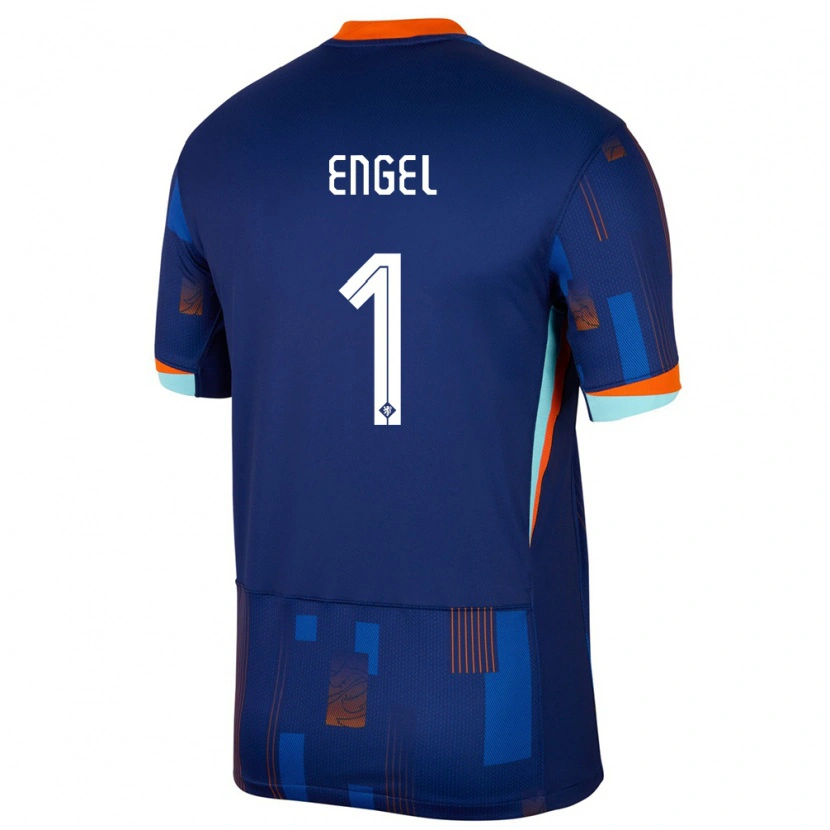 Danxen Kinder Niederlande Mark Engel #1 Blau Auswärtstrikot Trikot 24-26 T-Shirt Schweiz