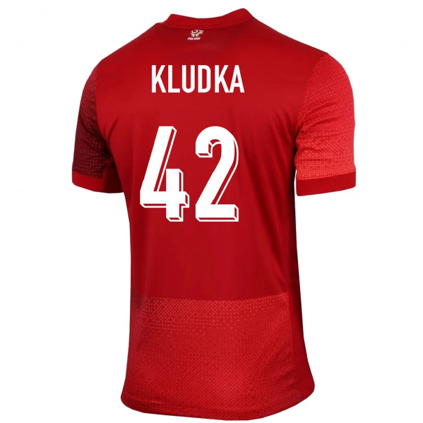 Danxen Kinder Polen Bartlomiej Kludka #42 Rot Auswärtstrikot Trikot 24-26 T-Shirt Schweiz