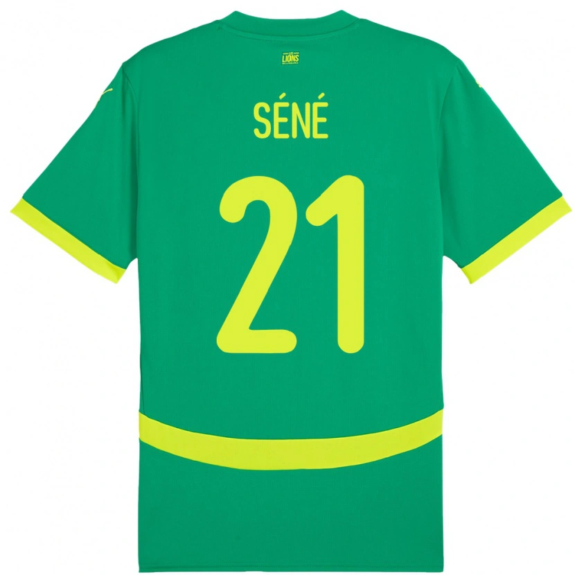 Danxen Kinder Senegal Tening Sene #21 Grün Auswärtstrikot Trikot 24-26 T-Shirt Schweiz
