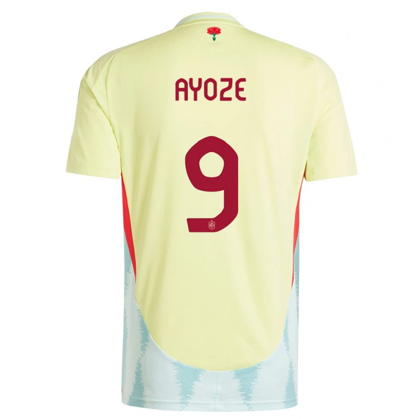 Danxen Kinder Spanien Ayoze Pérez #9 Gelb Auswärtstrikot Trikot 24-26 T-Shirt Schweiz