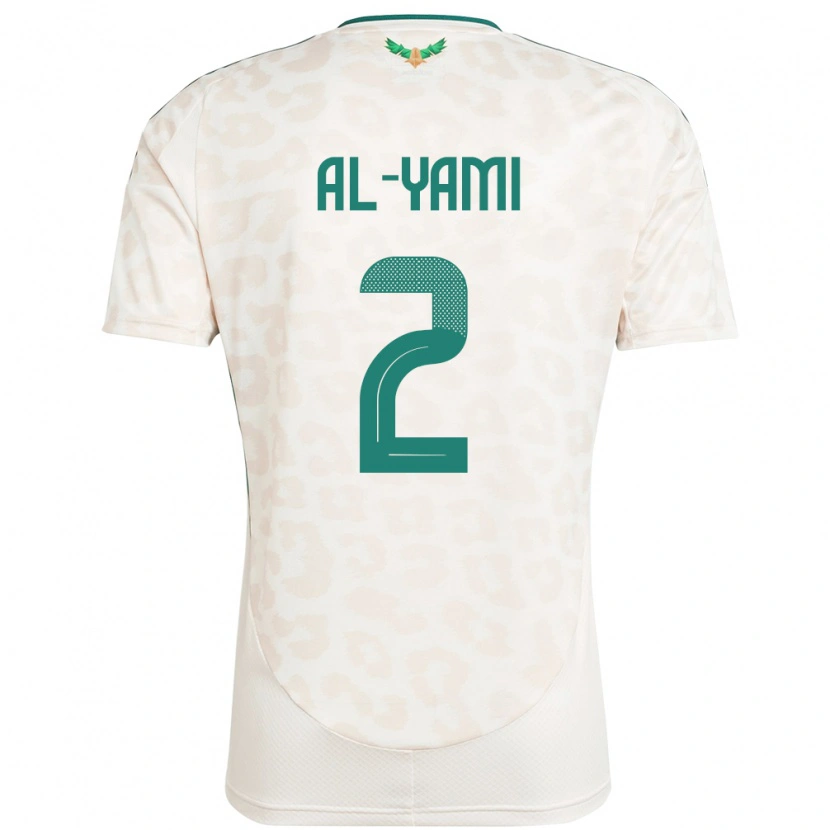 Danxen Kinder Saudi-Arabien Marwan Al-Yami #2 Weiß Auswärtstrikot Trikot 24-26 T-Shirt Schweiz