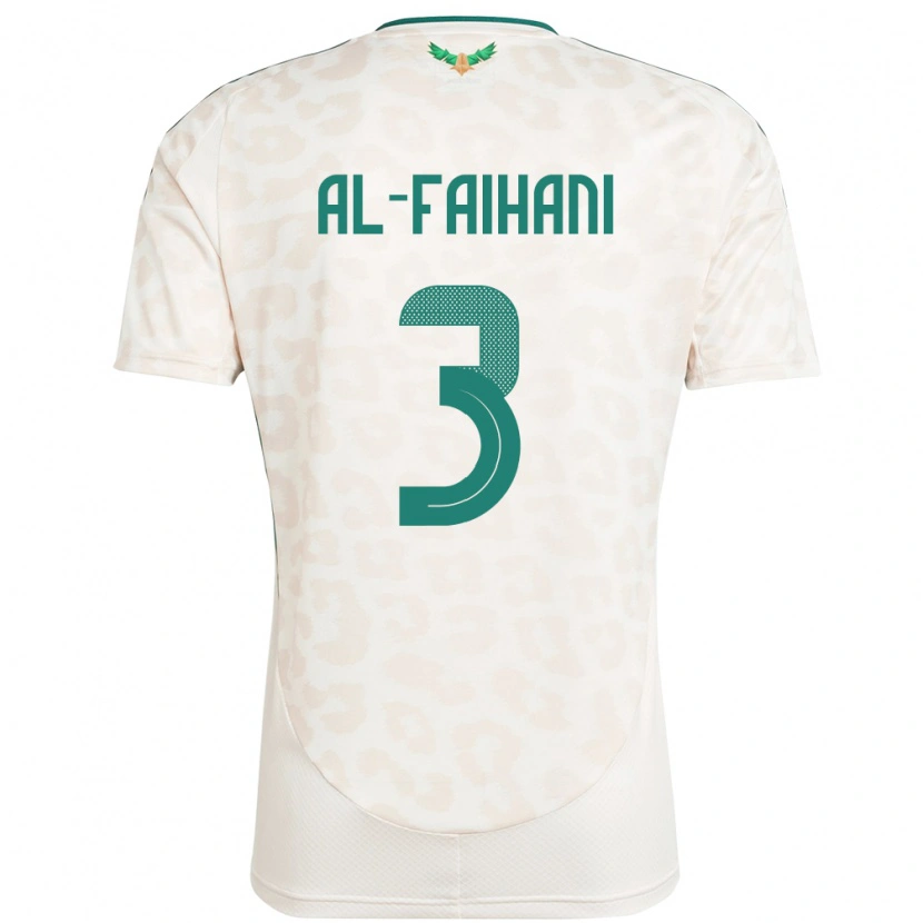 Danxen Kinder Saudi-Arabien Nasser Al-Faihani #3 Weiß Auswärtstrikot Trikot 24-26 T-Shirt Schweiz