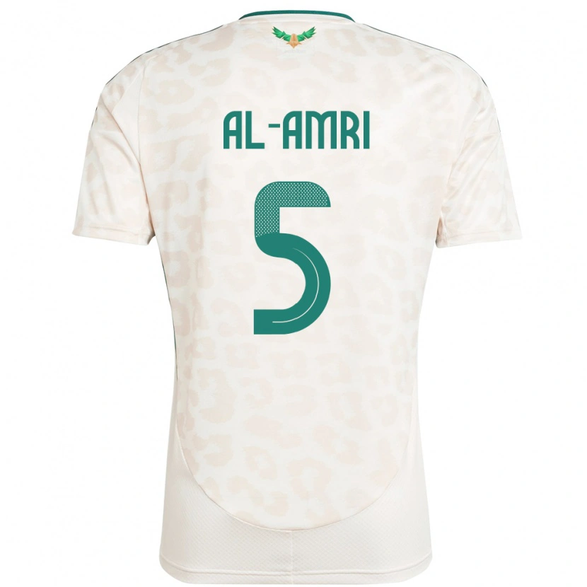 Danxen Kinder Saudi-Arabien Husam Al-Amri #5 Weiß Auswärtstrikot Trikot 24-26 T-Shirt Schweiz