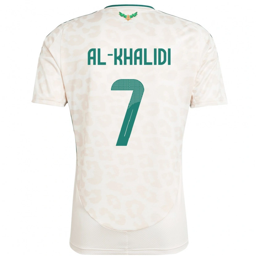 Danxen Kinder Saudi-Arabien Tamim Al-Khalidi #7 Weiß Auswärtstrikot Trikot 24-26 T-Shirt Schweiz