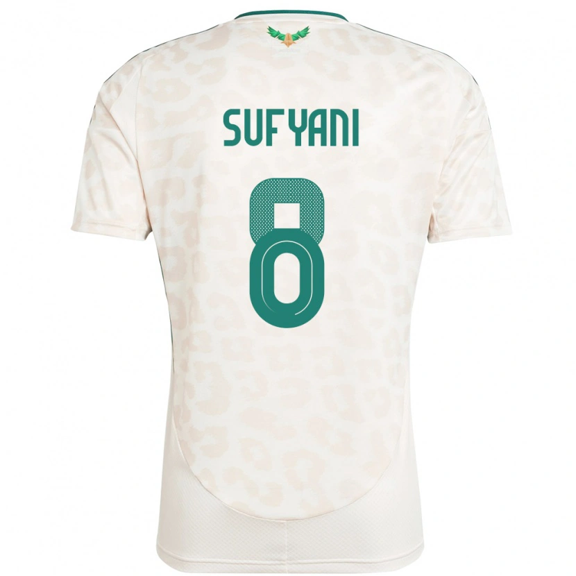 Danxen Kinder Saudi-Arabien Abdulrahman Sufyani #8 Weiß Auswärtstrikot Trikot 24-26 T-Shirt Schweiz