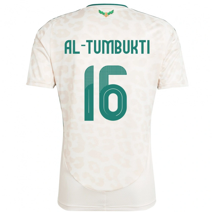 Danxen Kinder Saudi-Arabien Saud Al-Tumbukti #16 Weiß Auswärtstrikot Trikot 24-26 T-Shirt Schweiz