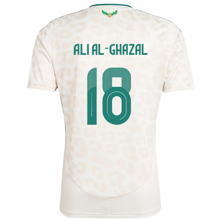 Danxen Kinder Saudi-Arabien Hassan Ali Al-Ghazal #18 Weiß Auswärtstrikot Trikot 24-26 T-Shirt Schweiz
