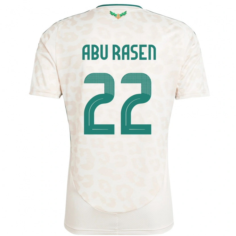 Danxen Kinder Saudi-Arabien Ahmad Abu Rasen #22 Weiß Auswärtstrikot Trikot 24-26 T-Shirt Schweiz