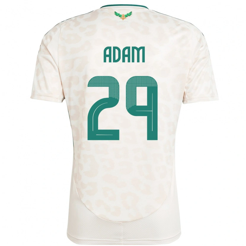 Danxen Kinder Saudi-Arabien Hamed Adam #29 Weiß Auswärtstrikot Trikot 24-26 T-Shirt Schweiz
