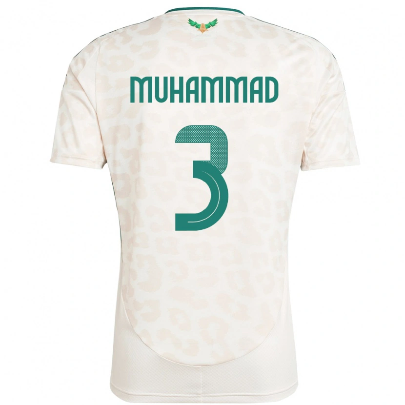 Danxen Kinder Saudi-Arabien Lin Muhammad #3 Weiß Auswärtstrikot Trikot 24-26 T-Shirt Schweiz