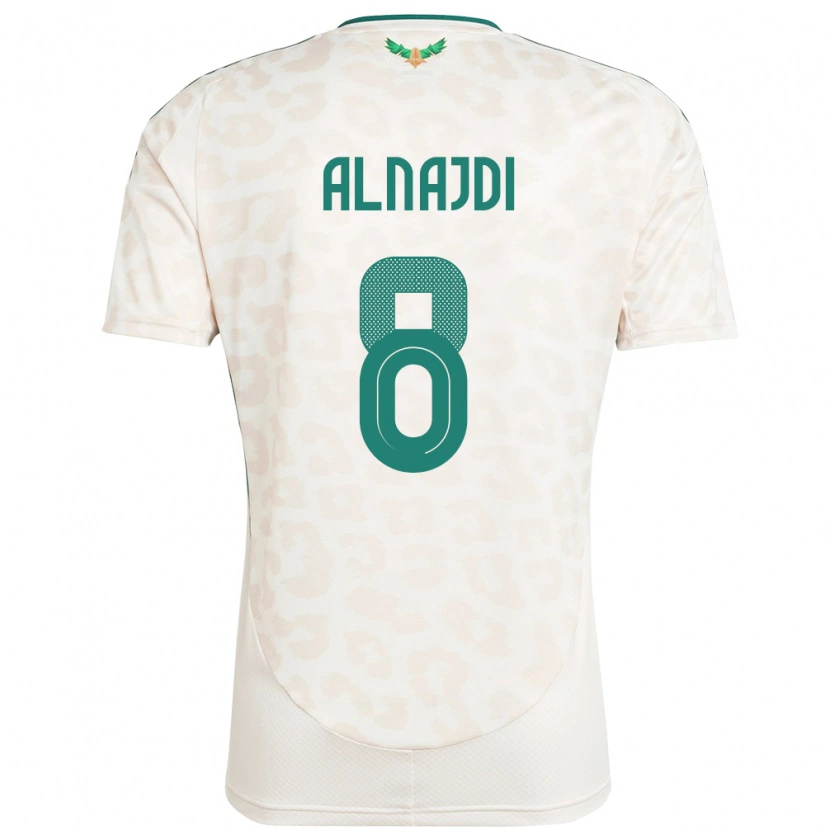 Danxen Kinder Saudi-Arabien Salem Alnajdi #8 Weiß Auswärtstrikot Trikot 24-26 T-Shirt Schweiz