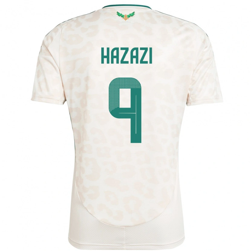 Danxen Kinder Saudi-Arabien Sulaiman Hazazi #9 Weiß Auswärtstrikot Trikot 24-26 T-Shirt Schweiz