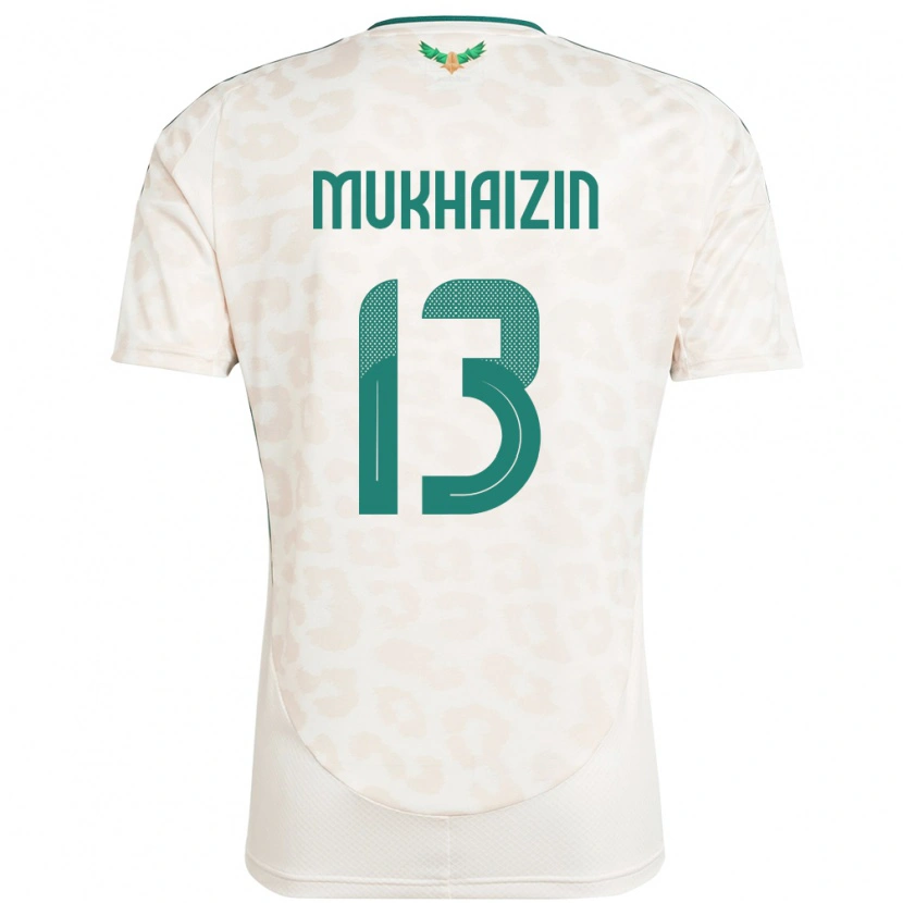 Danxen Kinder Saudi-Arabien Raghad Mukhaizin #13 Weiß Auswärtstrikot Trikot 24-26 T-Shirt Schweiz