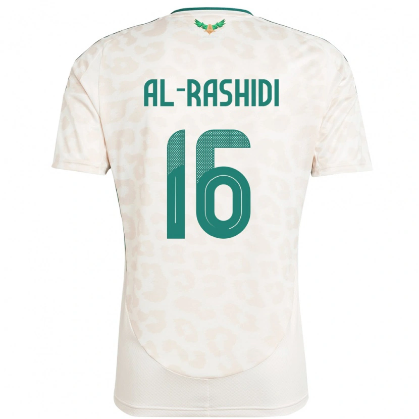 Danxen Kinder Saudi-Arabien Mohammed Al Rashidi #16 Weiß Auswärtstrikot Trikot 24-26 T-Shirt Schweiz