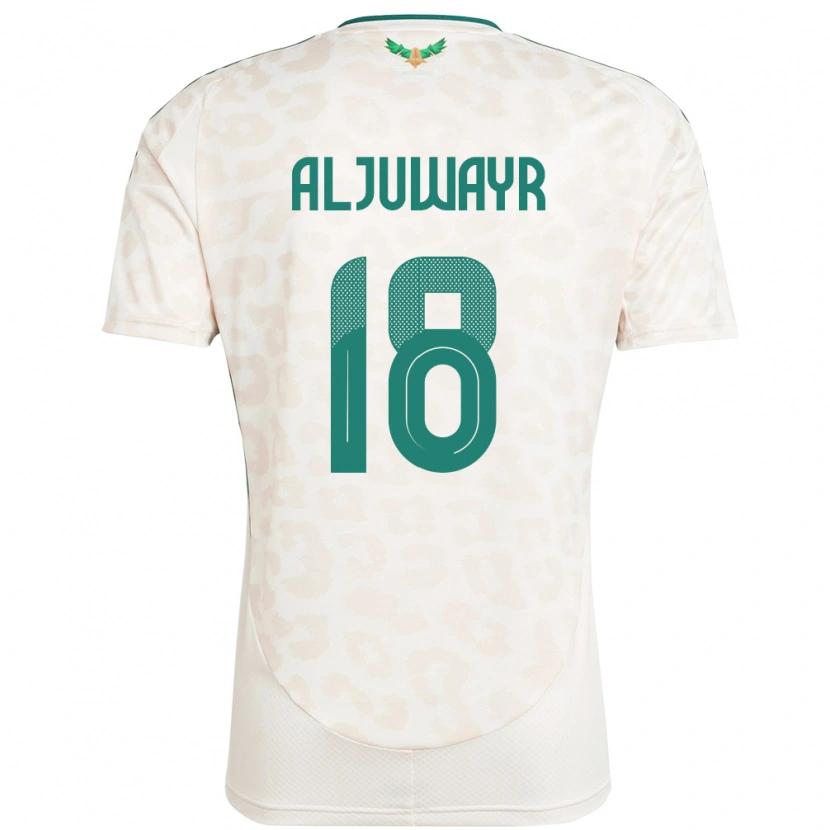 Danxen Kinder Saudi-Arabien Musab Aljuwayr #18 Weiß Auswärtstrikot Trikot 24-26 T-Shirt Schweiz