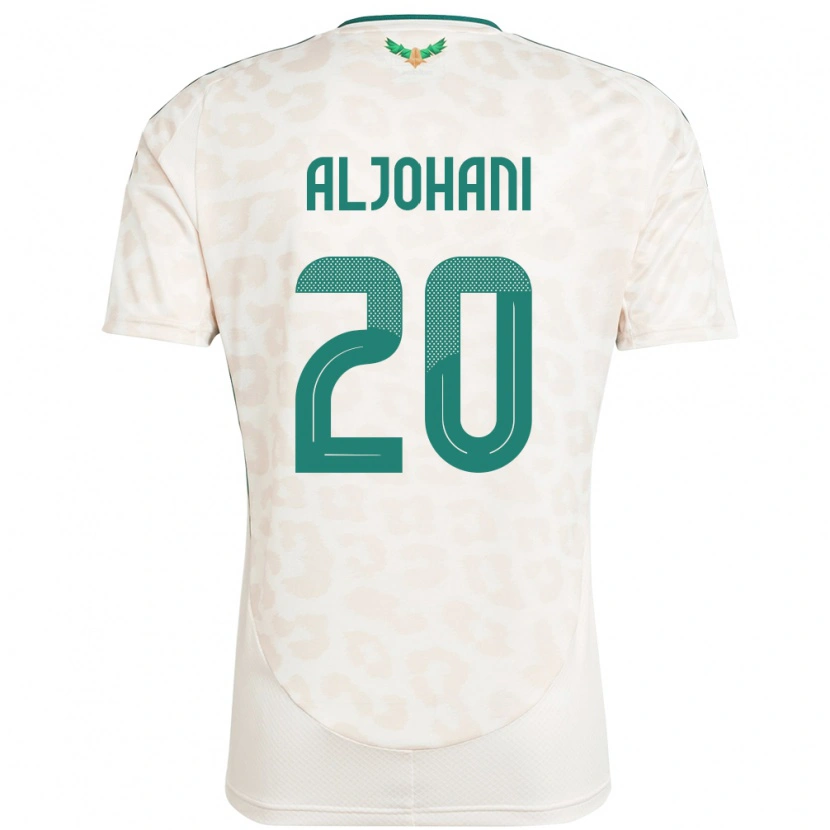 Danxen Kinder Saudi-Arabien Ziyad Aljohani #20 Weiß Auswärtstrikot Trikot 24-26 T-Shirt Schweiz