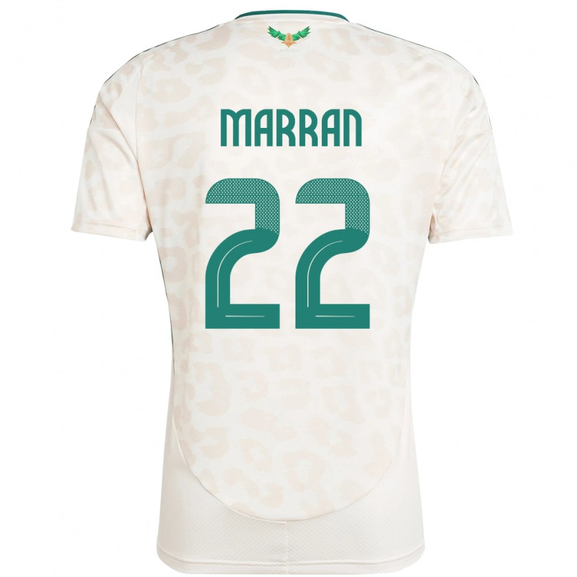 Danxen Kinder Saudi-Arabien Mohammed Marran #22 Weiß Auswärtstrikot Trikot 24-26 T-Shirt Schweiz