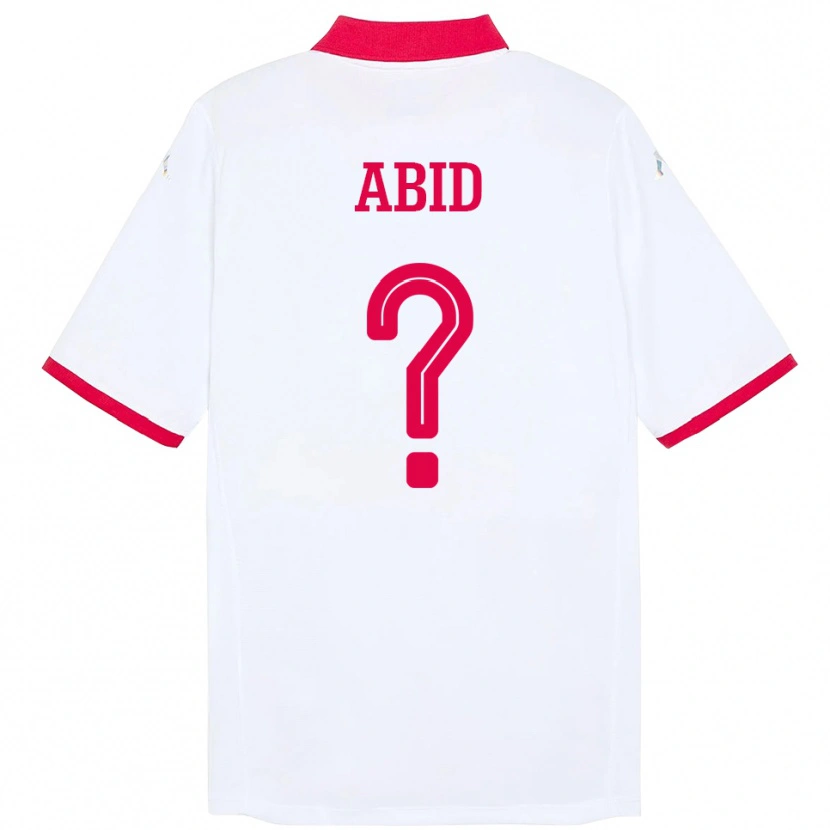 Danxen Kinder Tunesien Oussama Abid #0 Weiß Auswärtstrikot Trikot 24-26 T-Shirt Schweiz