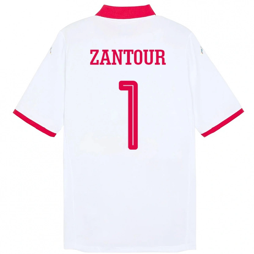 Danxen Kinder Tunesien Ishak Zantour #1 Weiß Auswärtstrikot Trikot 24-26 T-Shirt Schweiz