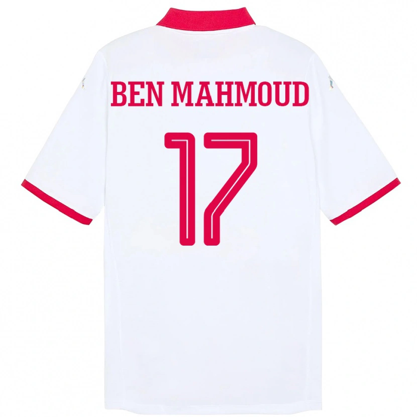 Danxen Kinder Tunesien Yessine Ben Mahmoud #17 Weiß Auswärtstrikot Trikot 24-26 T-Shirt Schweiz
