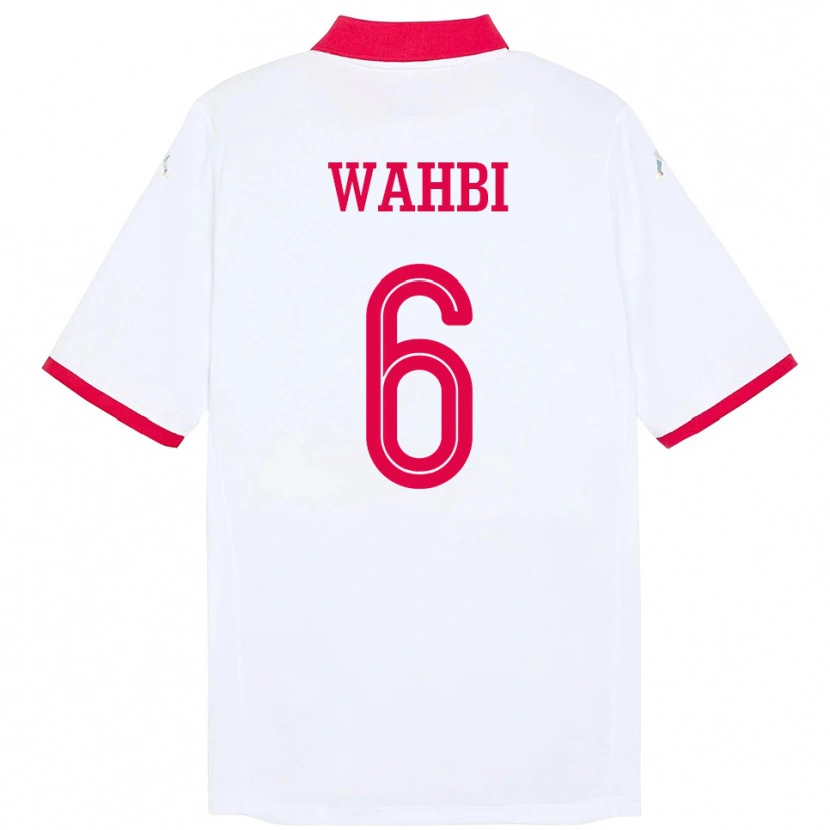 Danxen Kinder Tunesien Gaith Wahbi #6 Weiß Auswärtstrikot Trikot 24-26 T-Shirt Schweiz