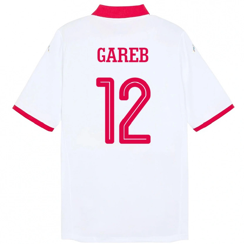Danxen Kinder Tunesien Adem Gareb #12 Weiß Auswärtstrikot Trikot 24-26 T-Shirt Schweiz